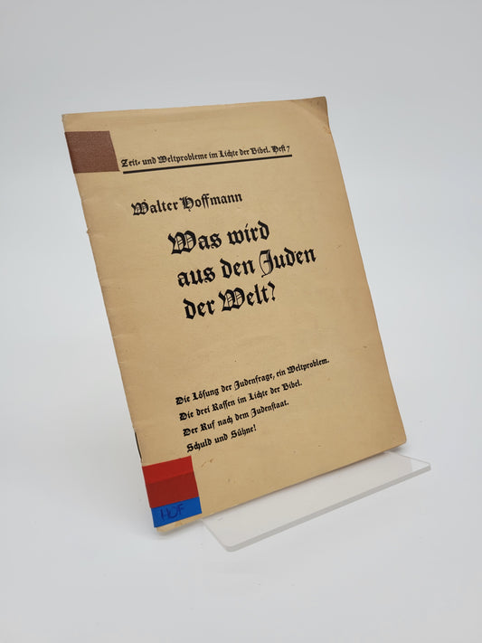 Was wird aus den Juden der Welt?