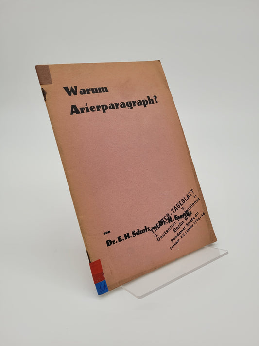 Warum Arierparagraph?