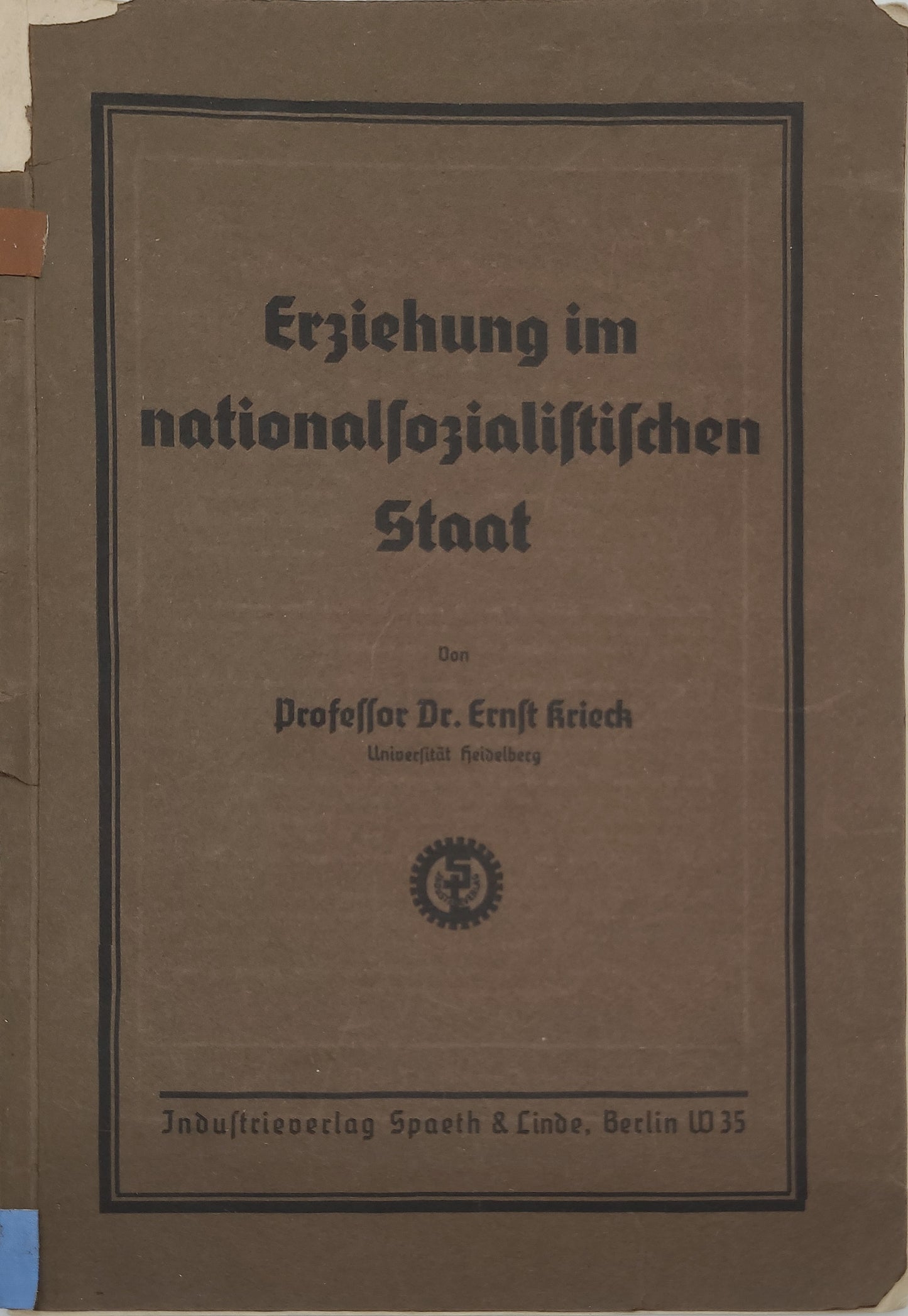 Erziehung im nationalsozialistischen Staat