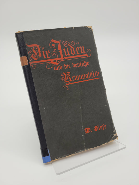 Die Juden und die deutsche Kriminalistik (Antisemitisch)