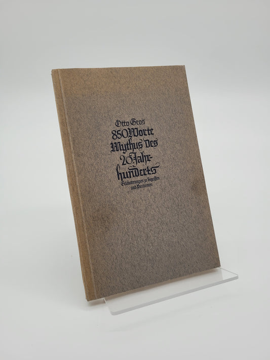 850 Worte Mythus des 20. Jahrhunderts