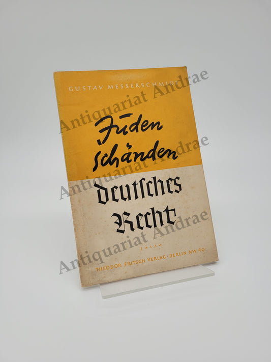 Juden schänden deutsches Recht