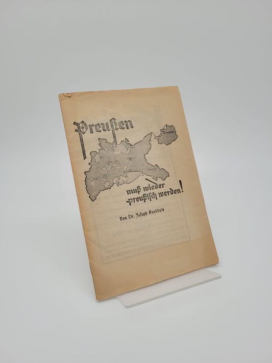 Preußen muß wieder preußisch werden! (Kampfschrift)
