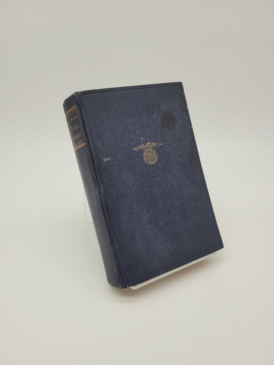Mein Kampf Volksausgabe 1936 (Hochzeitsgeschenk des Bürgermeisters)