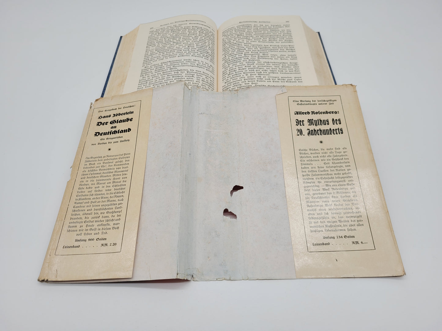 Mein Kampf Volksausgabe 1936 (Seltener Schutzumschlag mit Werbung Original)