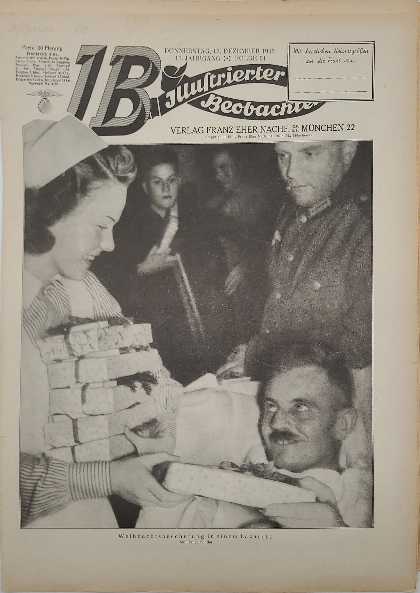 Illustrierter Beobachter 1940-1942 (Auswahl)