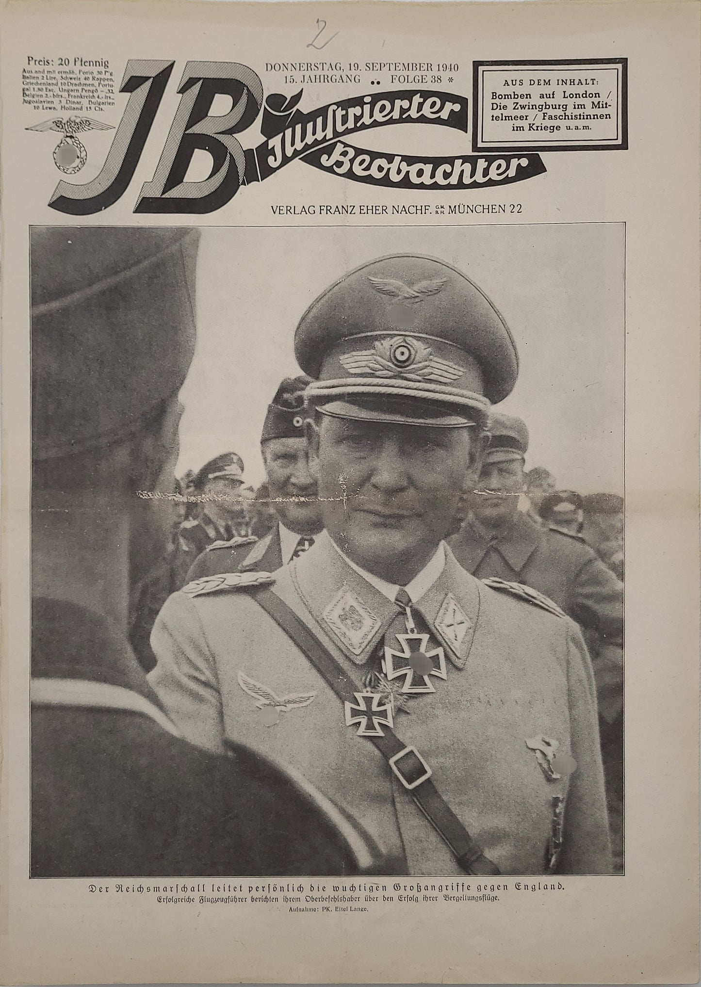 Illustrierter Beobachter 1940-1942 (Auswahl)