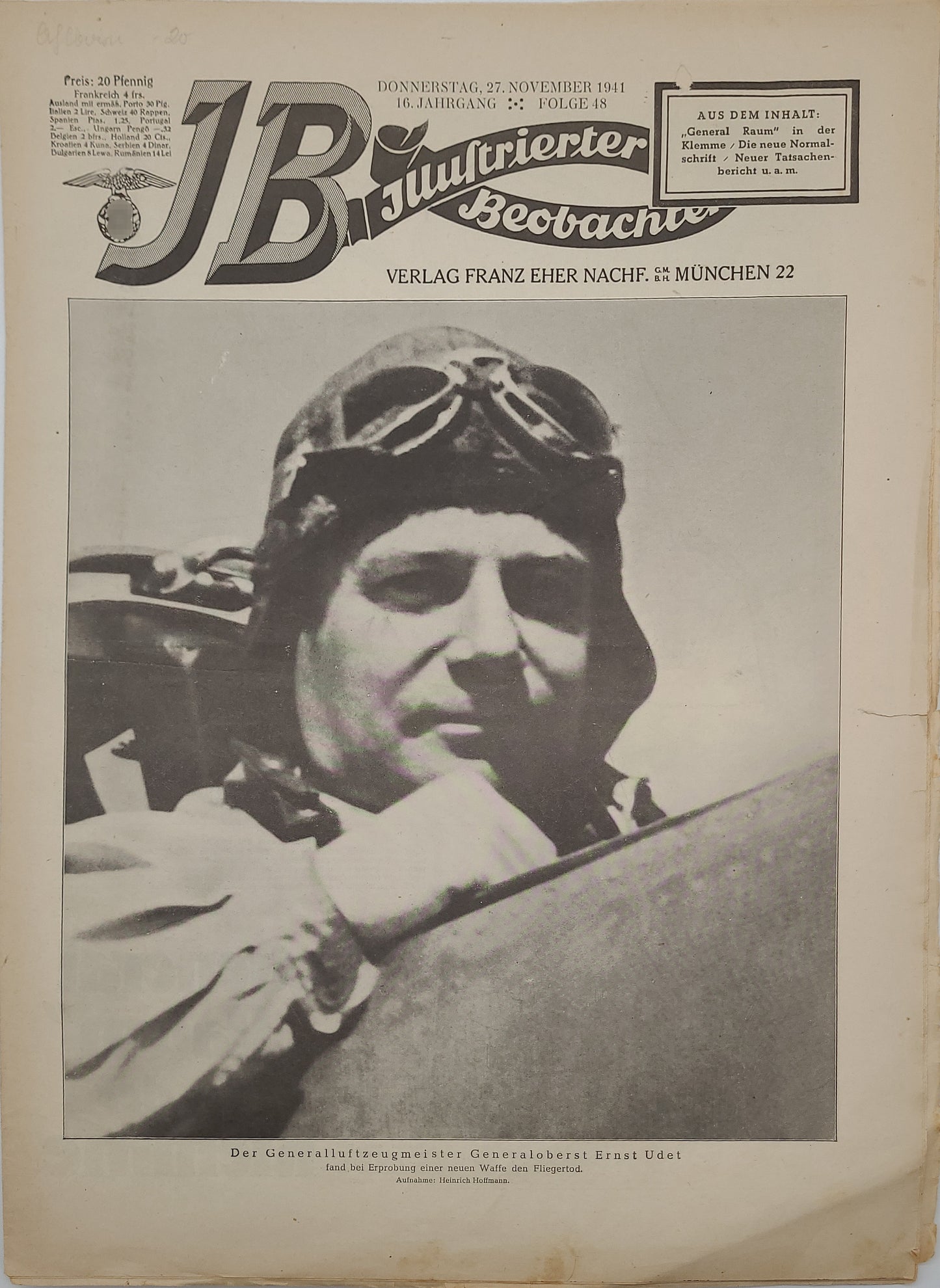 Illustrierter Beobachter 1940-1942 (Auswahl)