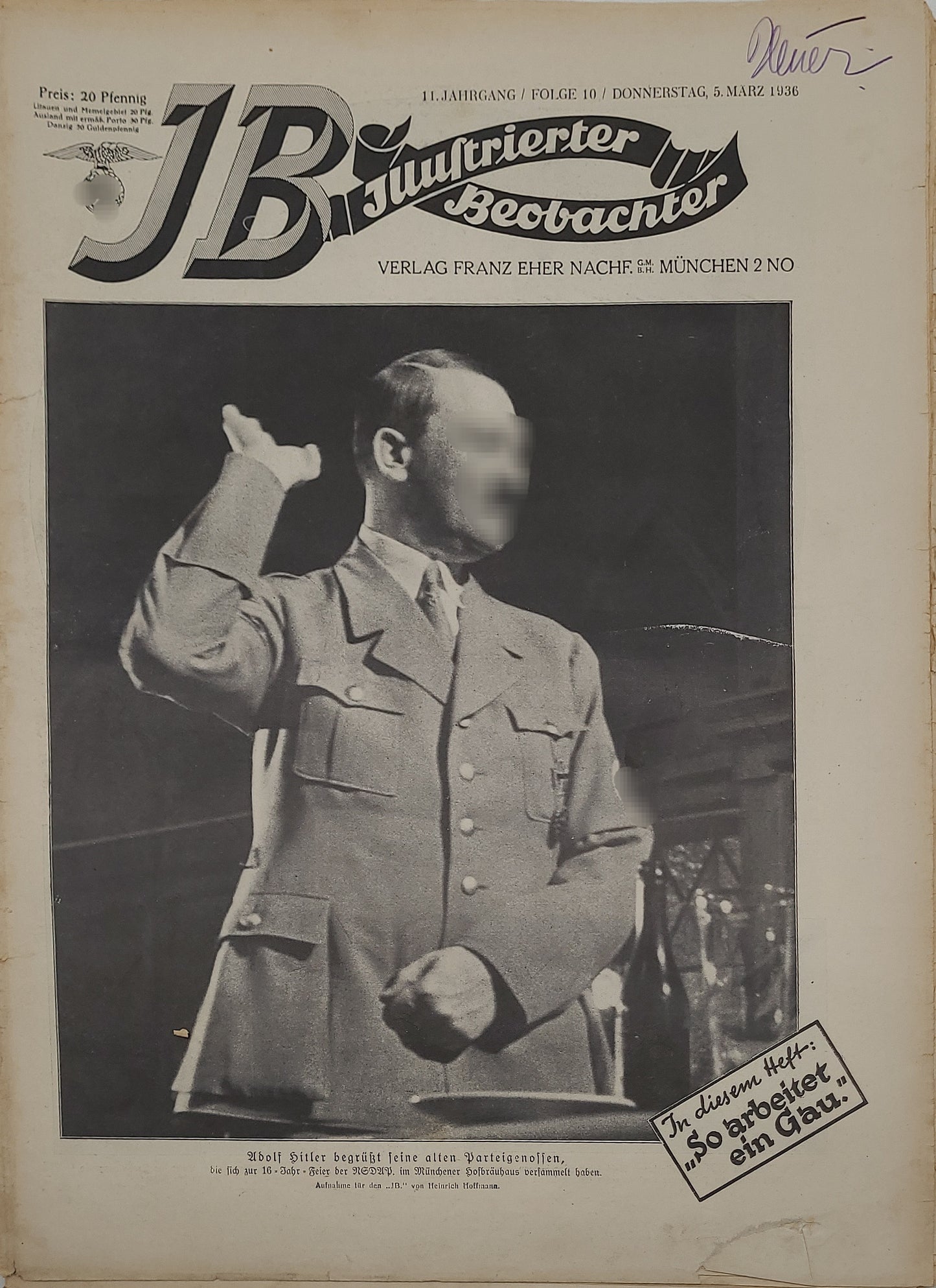 Illustrierter Beobachter 1936 (Auswahl)