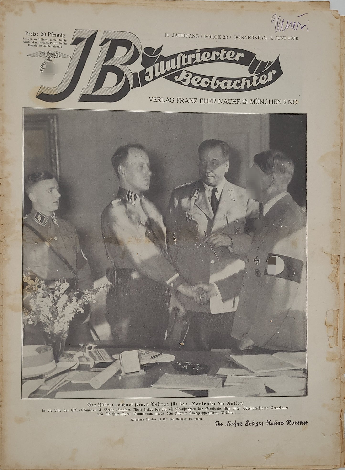 Illustrierter Beobachter 1936 (Auswahl)