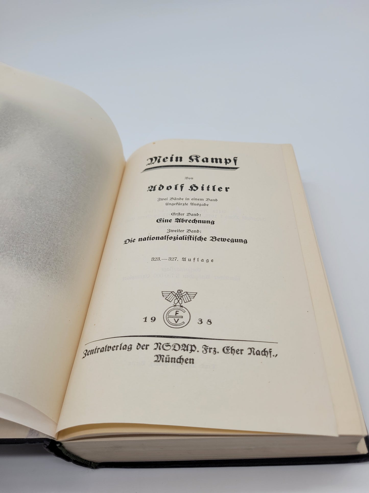 Mein Kampf Volksausgabe 1938