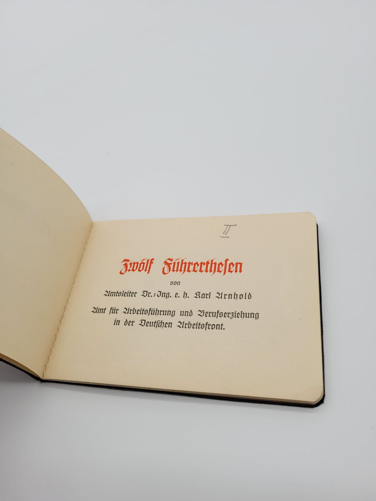 Zwölf Führerthesen (Sehr Selten)