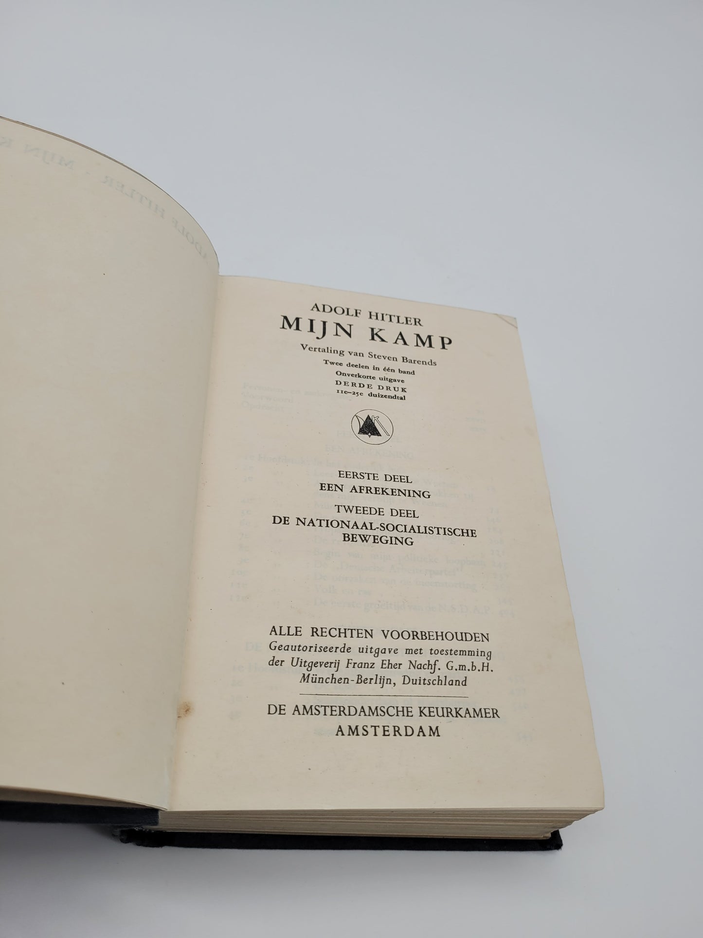 Mijn Kamp (Niederländische Volksausgabe Mein Kampf)