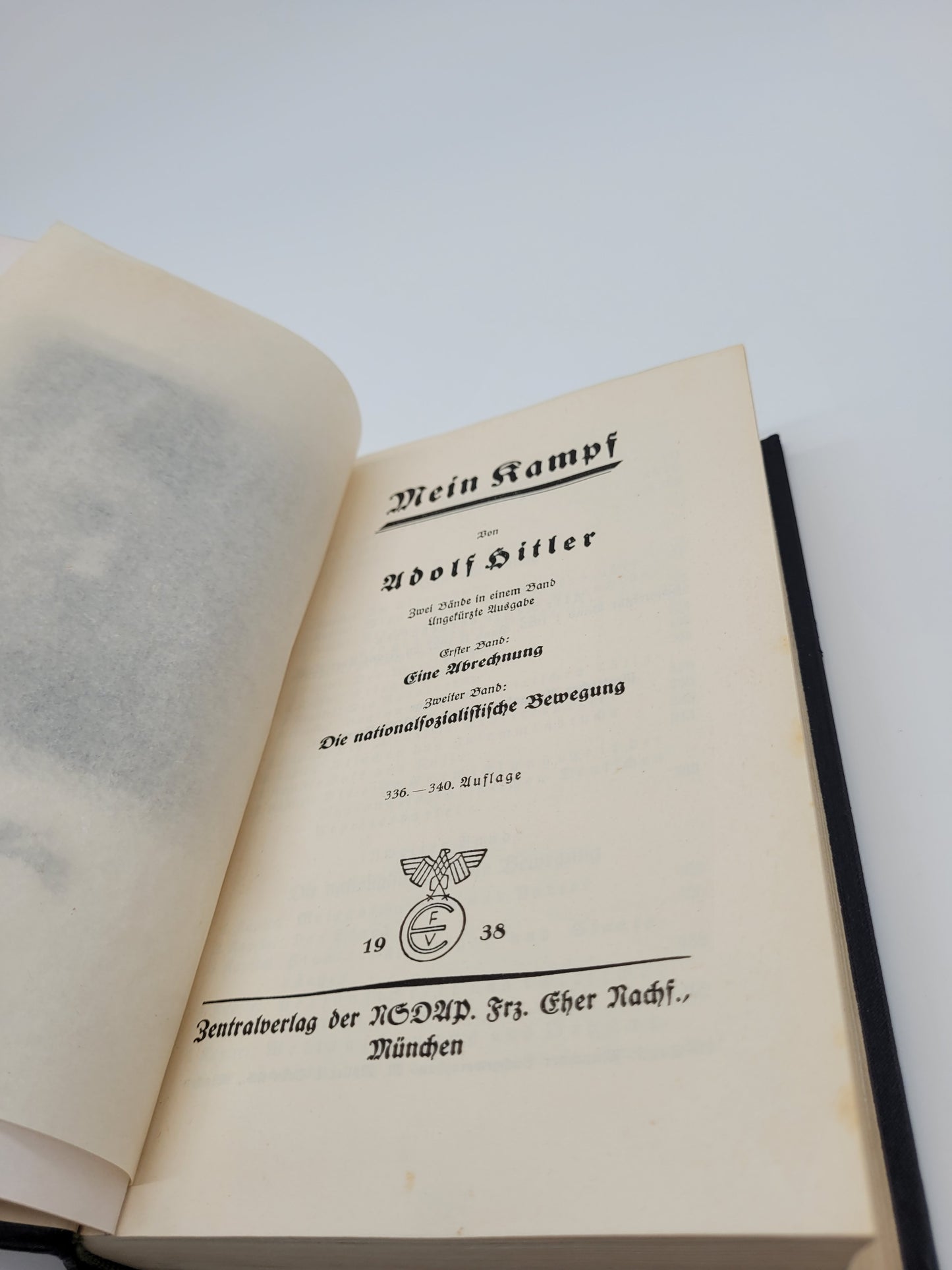 Mein Kampf Volksausgabe 1938