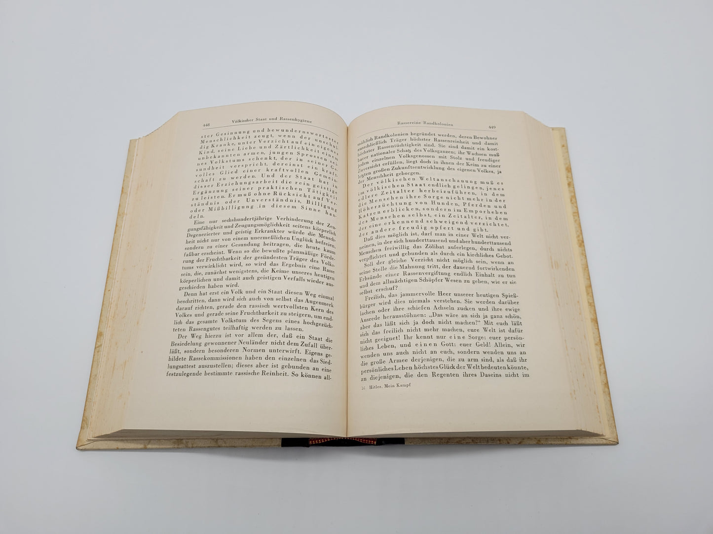 Mein Kampf Hochzeitsausgabe Kaiserslautern (Druckschrift)