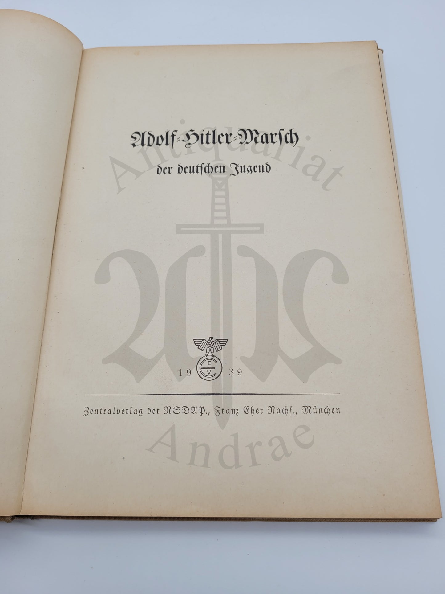 Adolf Hitlermarsch der deutschen Jugend (Original Schutzumschlag)
