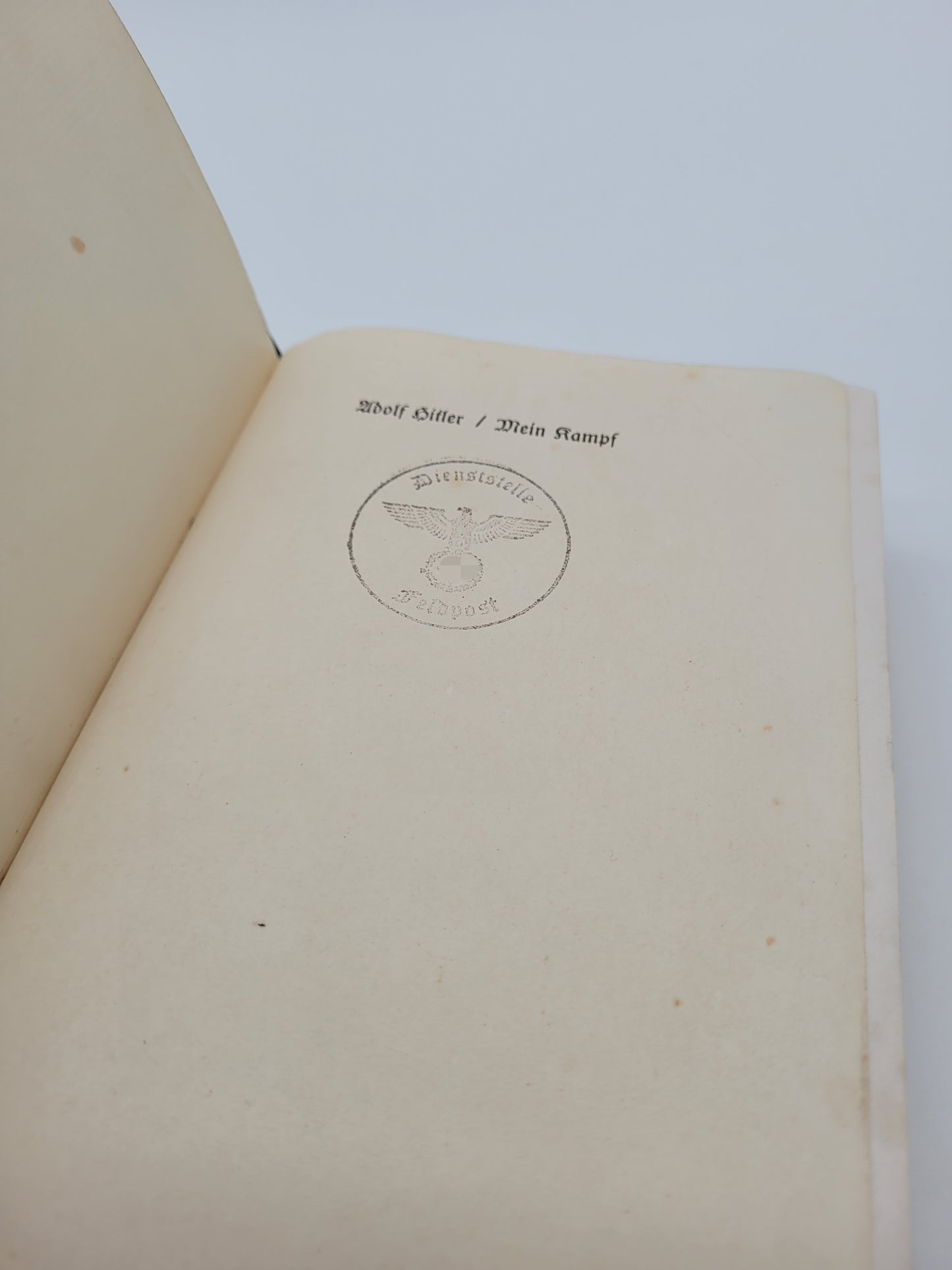 Mein Kampf Volksausgabe 1935 (Dienstellenstempel)