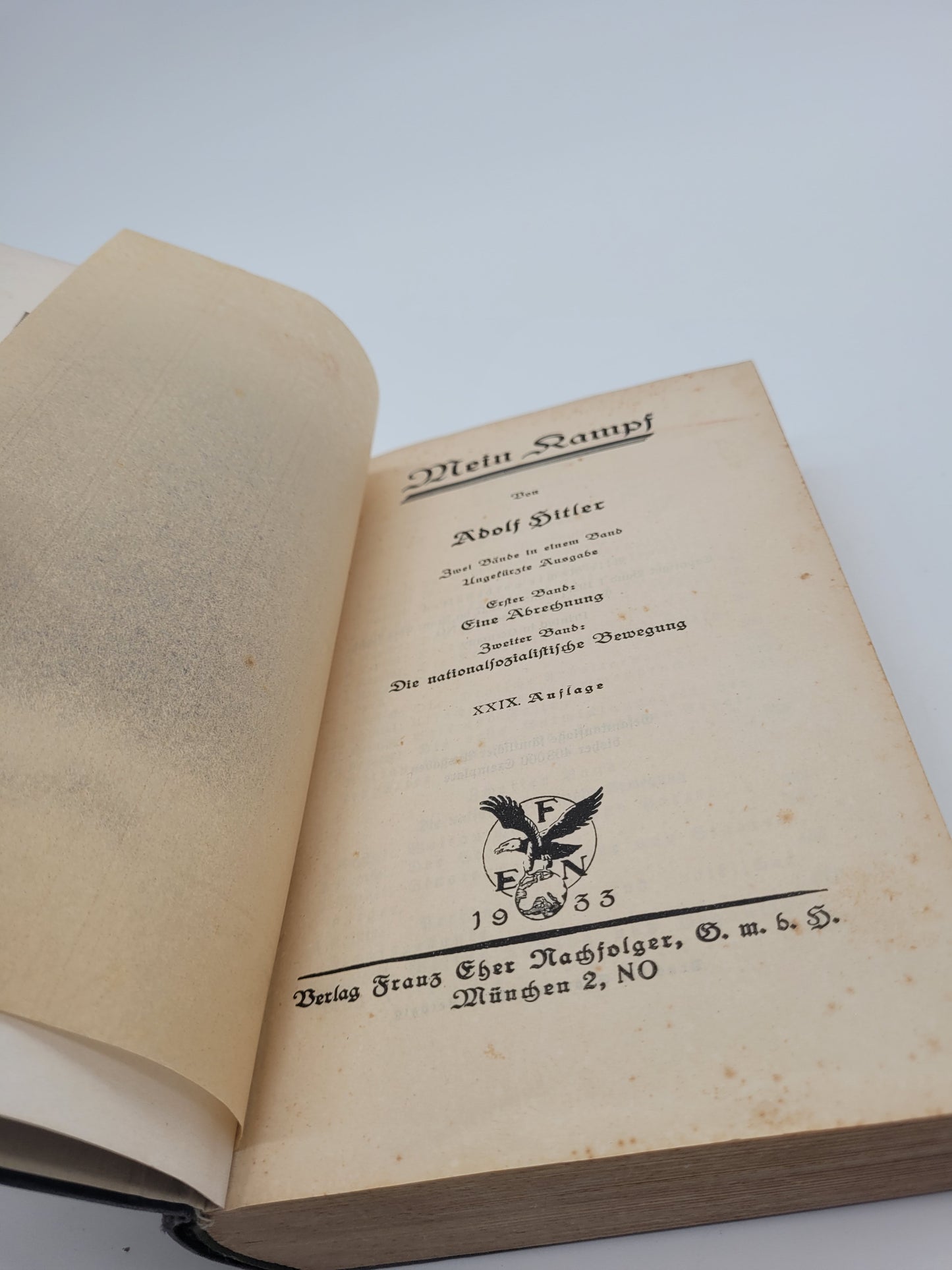 Mein Kampf Volksausgabe 1933