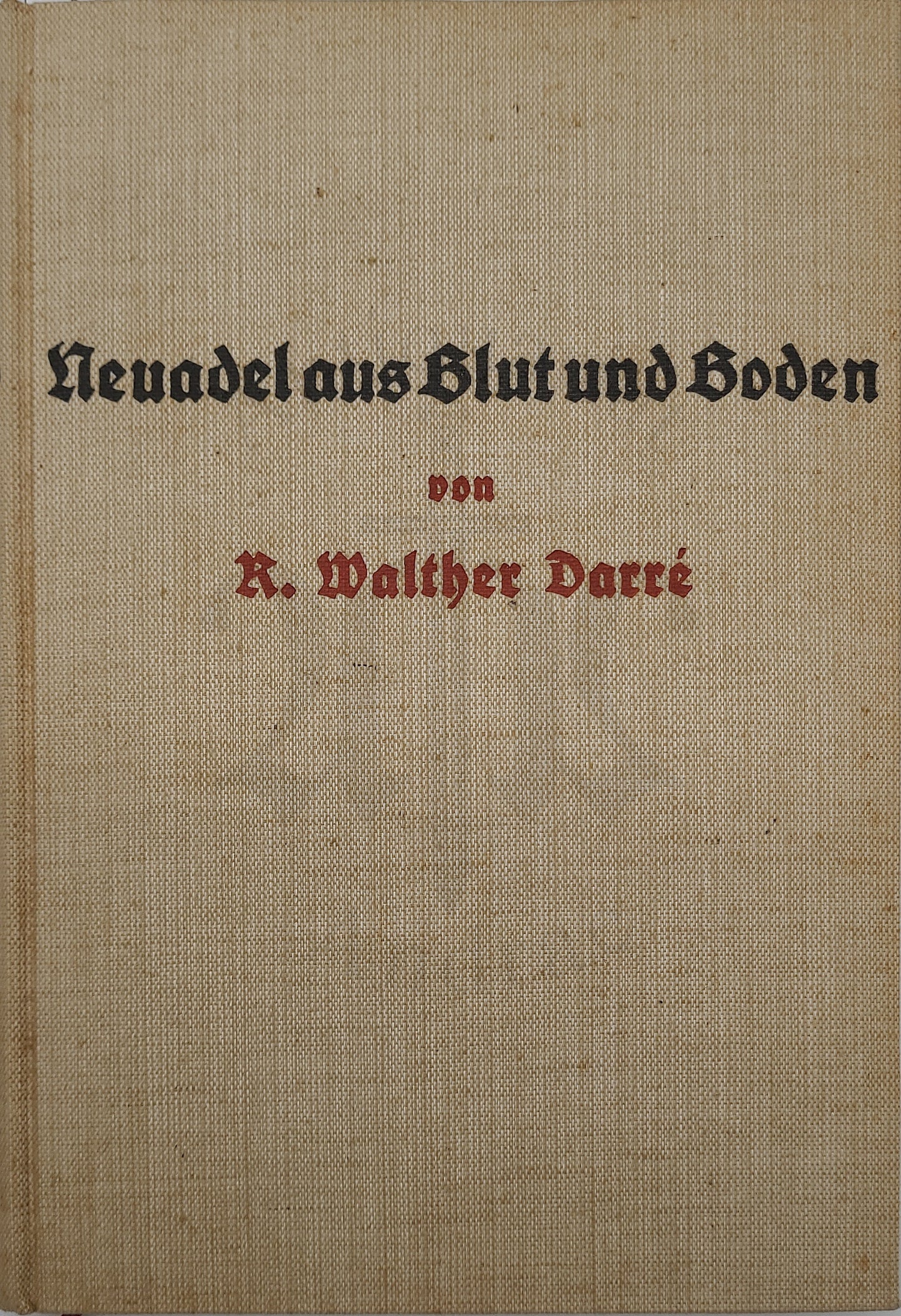 Neuadel aus Blut und Boden