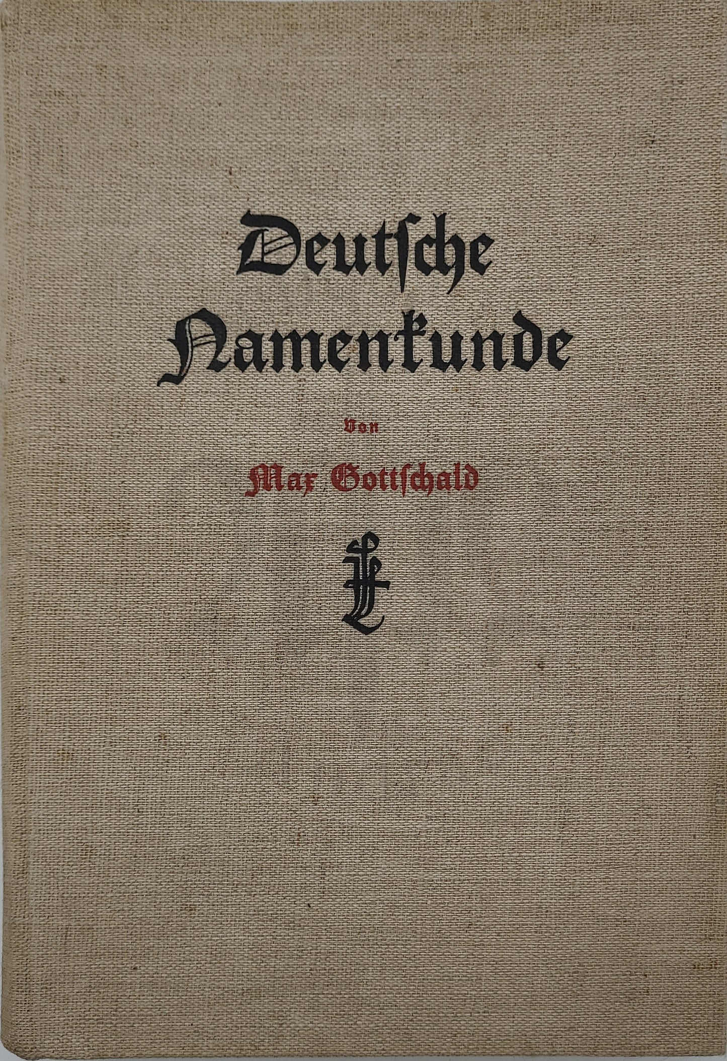 Deutsche Namenkunde