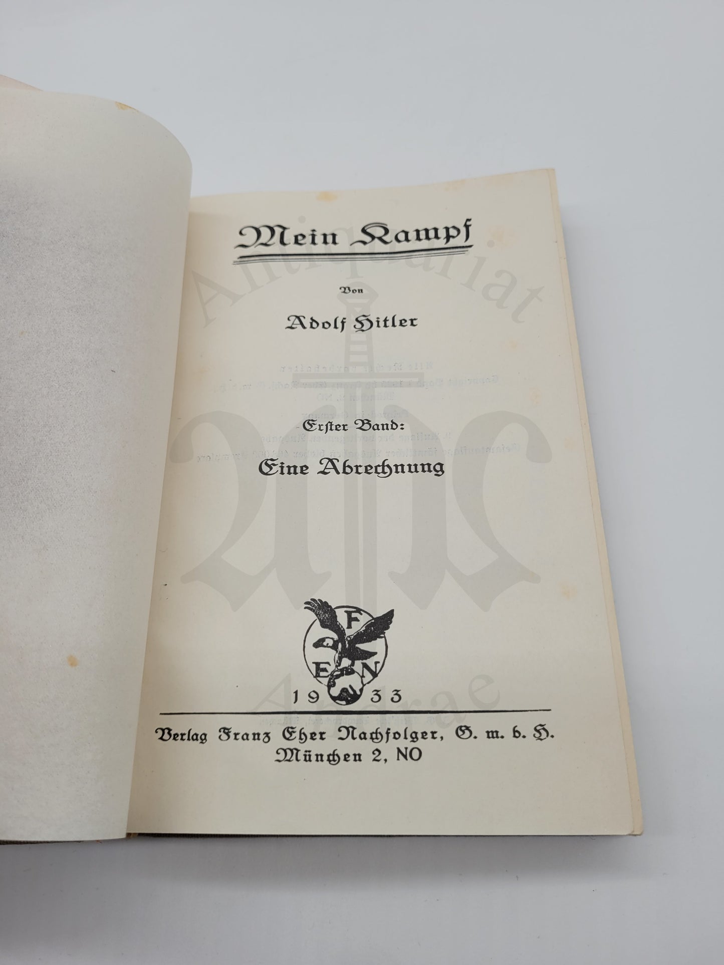 Mein Kampf Unikat-Handgebunden (2 Bände)