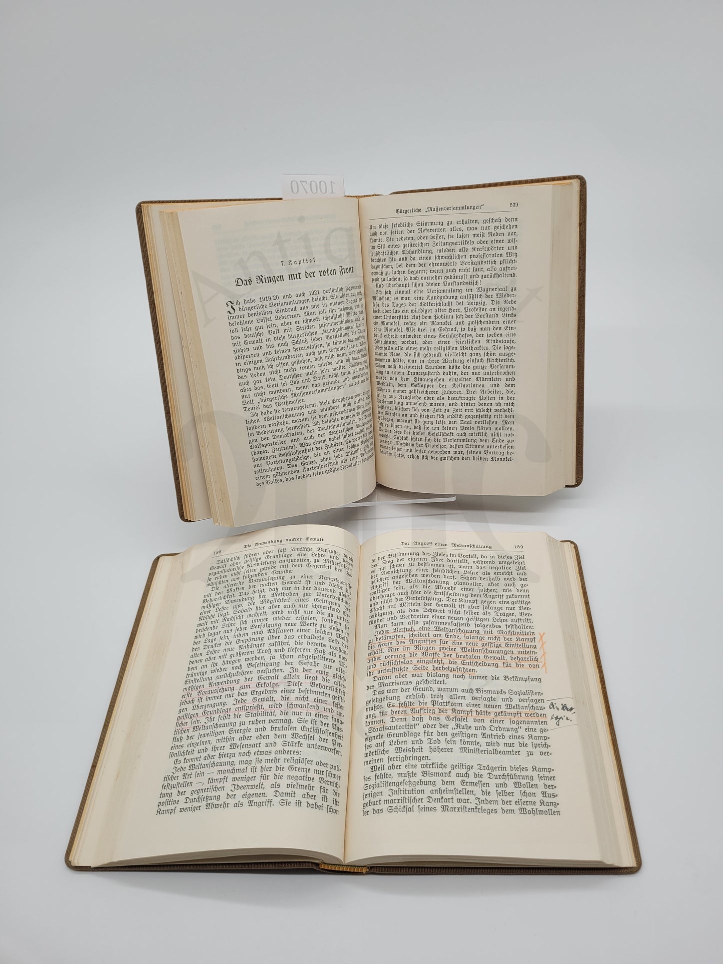 Mein Kampf Unikat-Handgebunden (2 Bände)