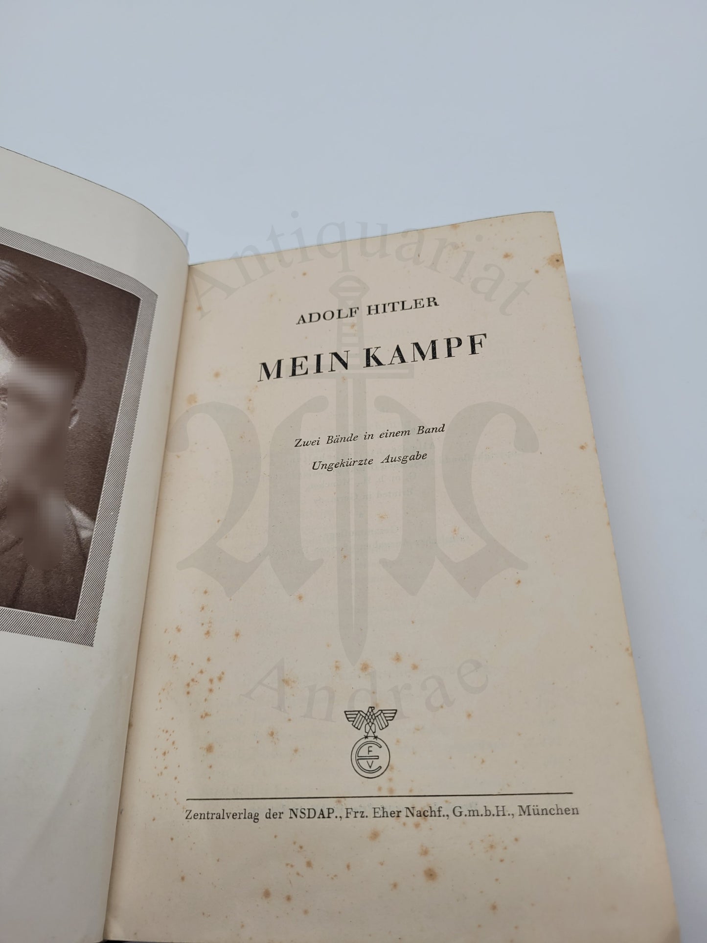 Mein Kampf Volksausgabe 1943 (Druckschrift)