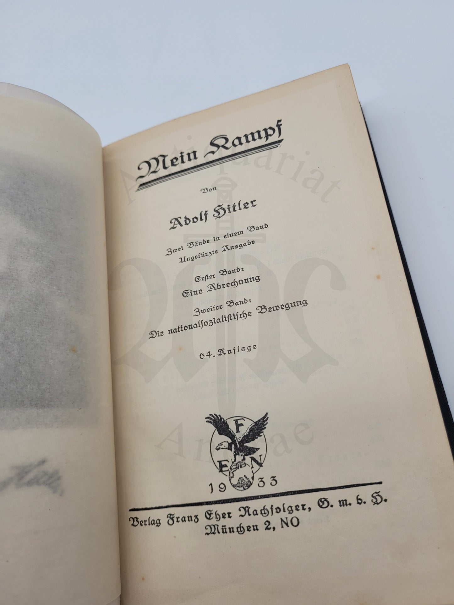 Mein Kampf Volksausgabe 1933