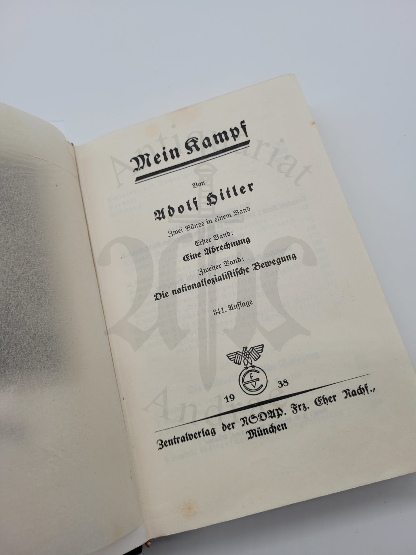 Mein Kampf Hochzeitsausgabe 1938
