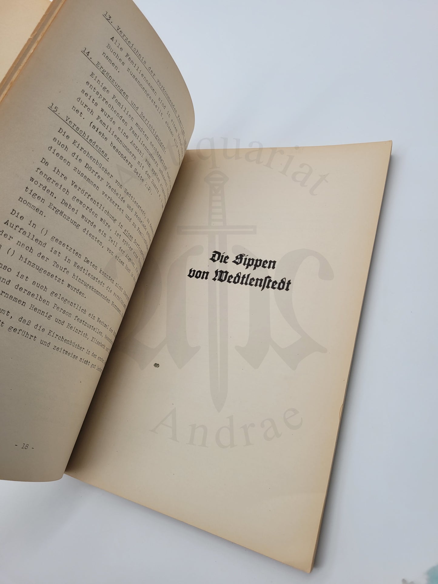 Dorfsippenbuch Wedtlenstedt