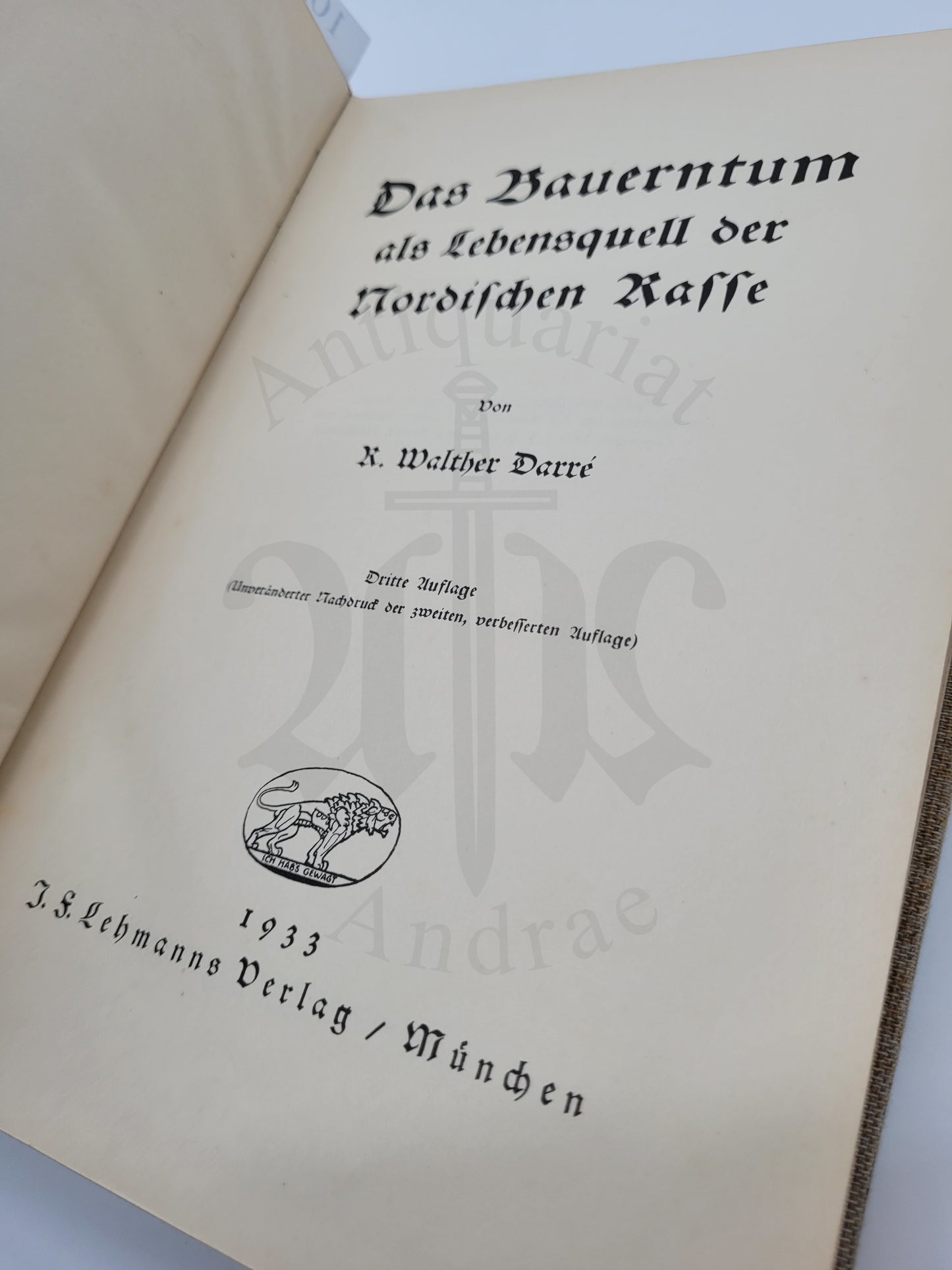 Das Bauerntum als Lebensquell der Nordischen Rasse