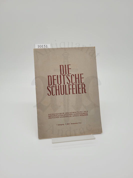 Die Deutsche Schulfeier September 1942