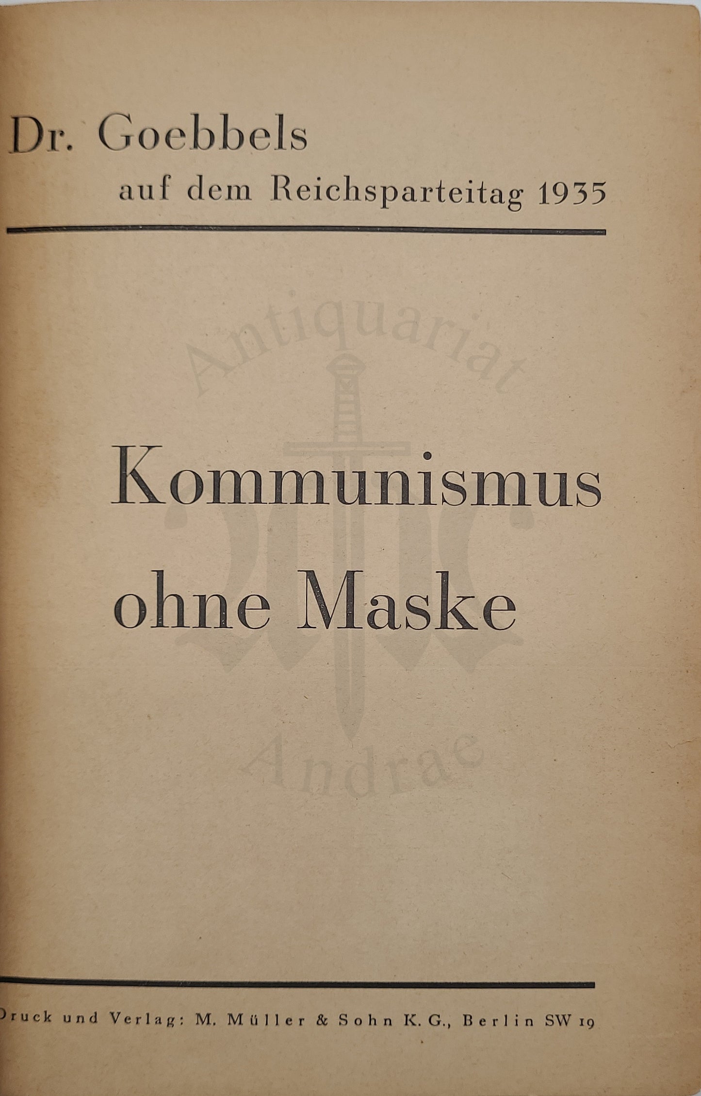 Kommunismus ohne Maske