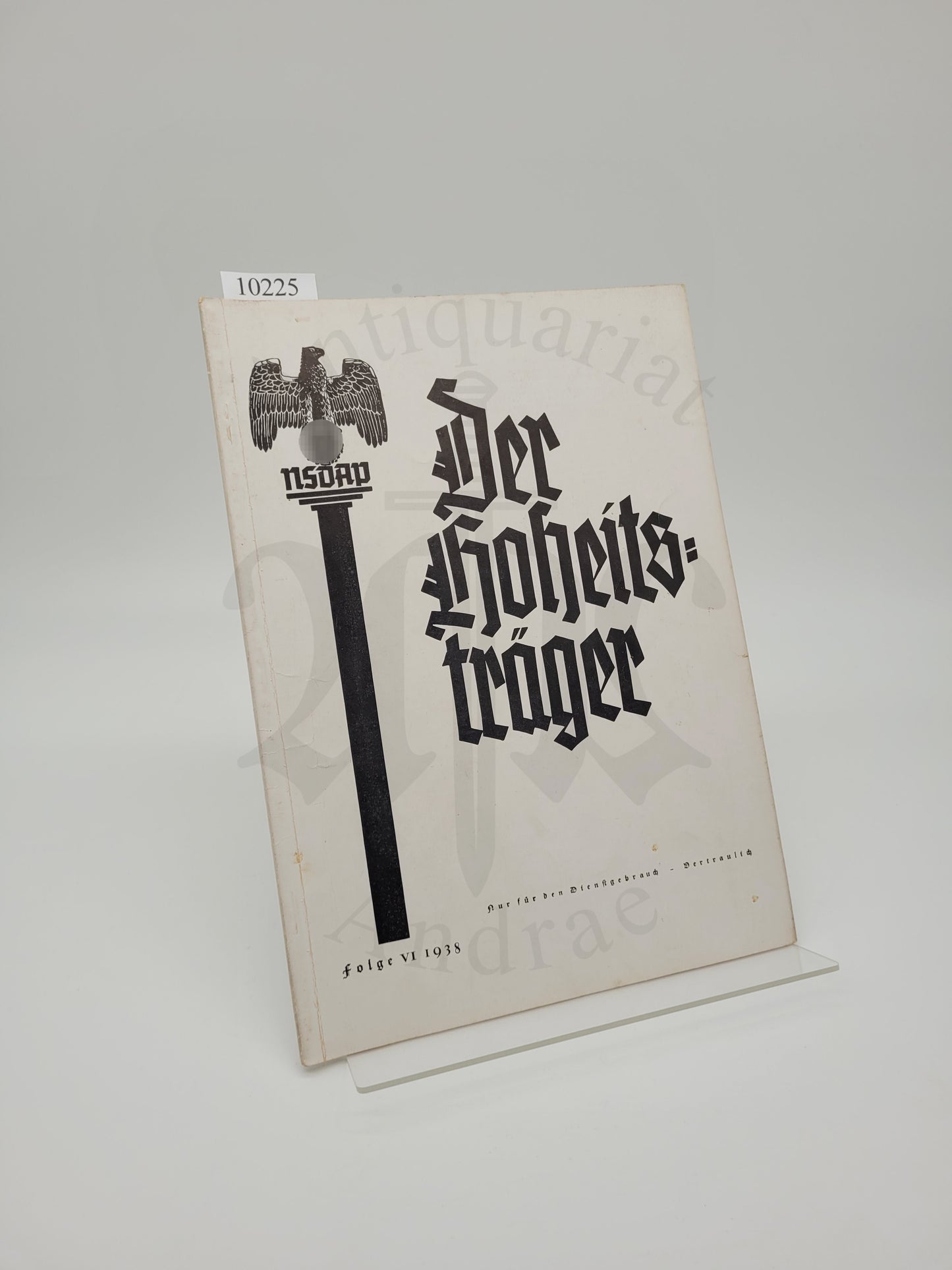 Der Hoheitsträger Juli 1938