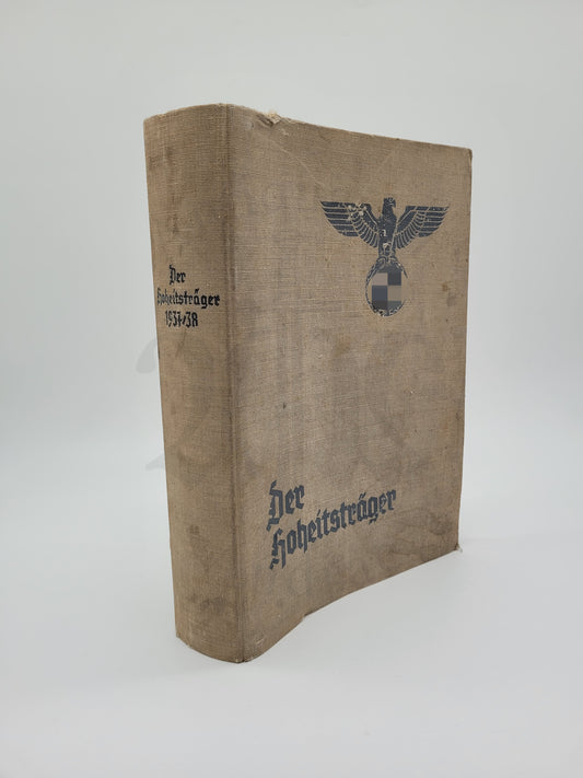 Der Hoheitsträger 1937/38 (Binder) (Selten)