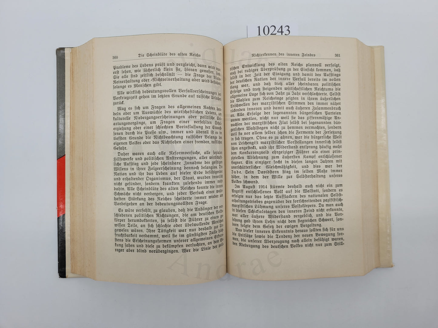 Mein Kampf Volksausgabe 1939 (Orig. Schutzumschlag)