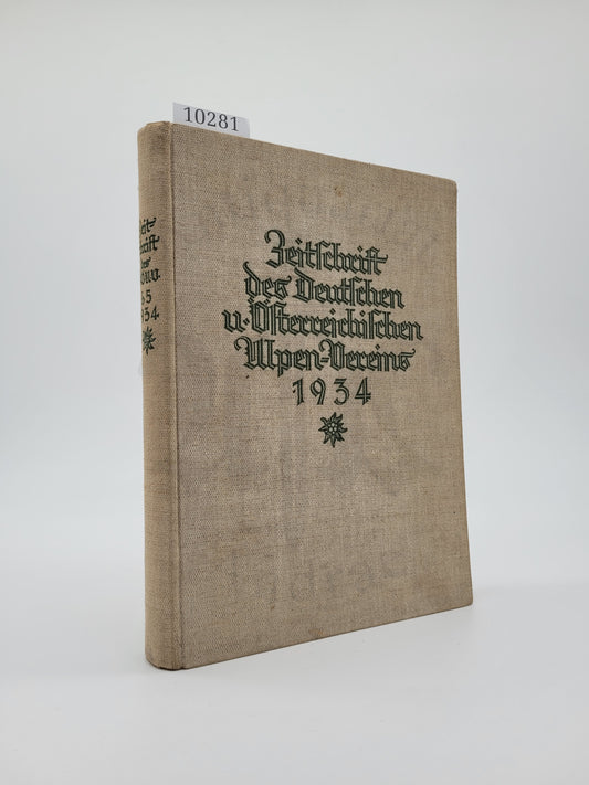 Zeitschrift des Deutschen und Österreichischen Alpenvereins 1934