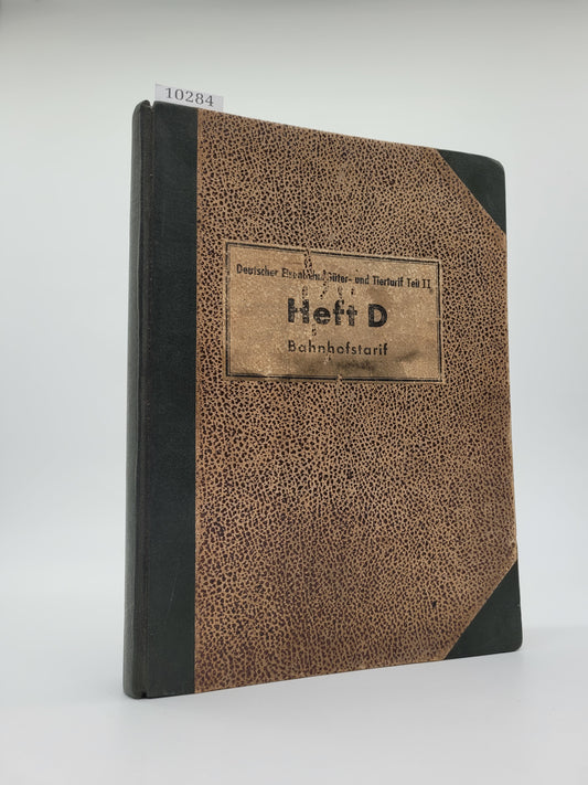 Heft D Bahnhofstarif