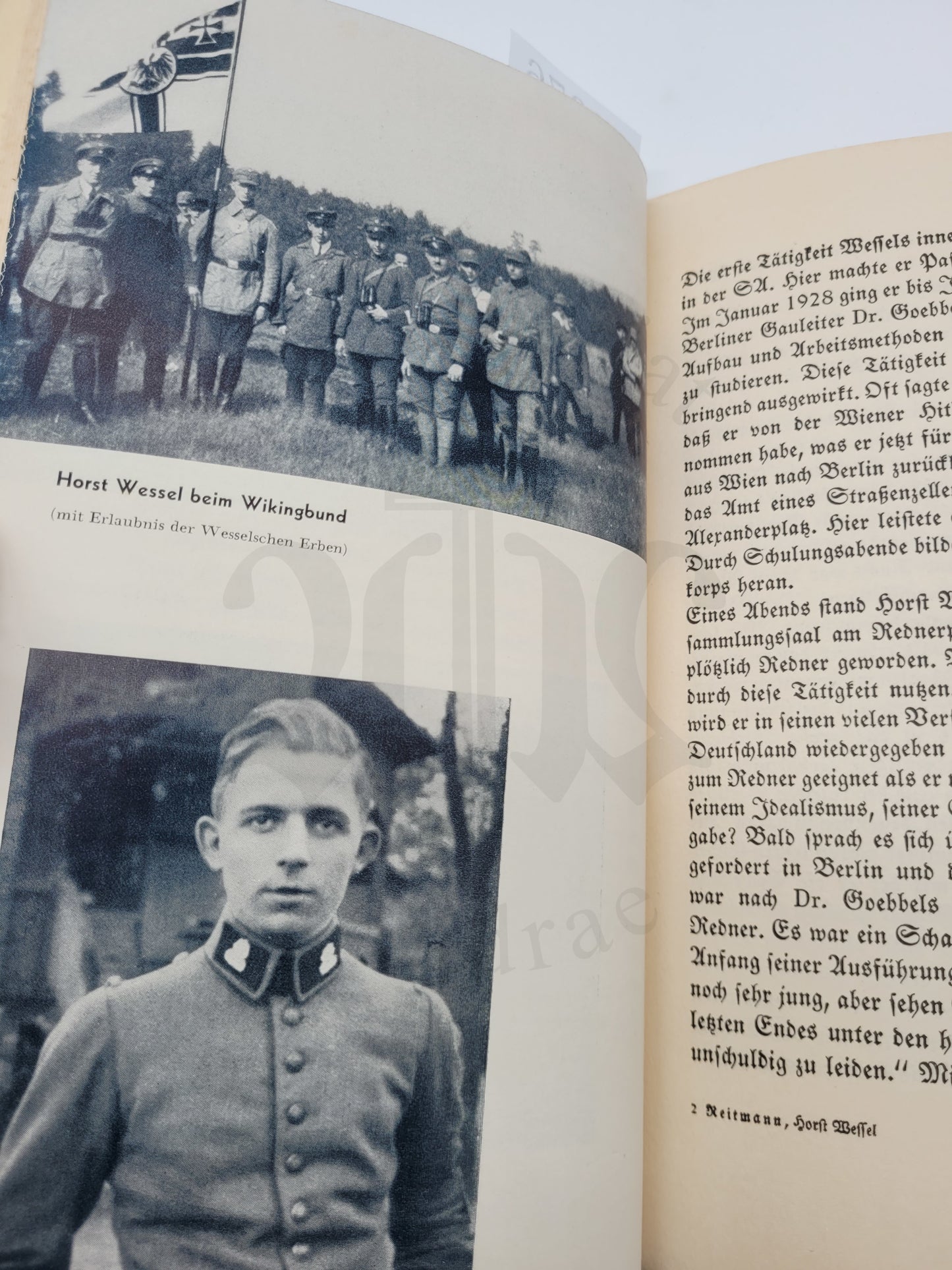 Horst Wessel- Leben und Sterben (Orig. Schutzumschlag)