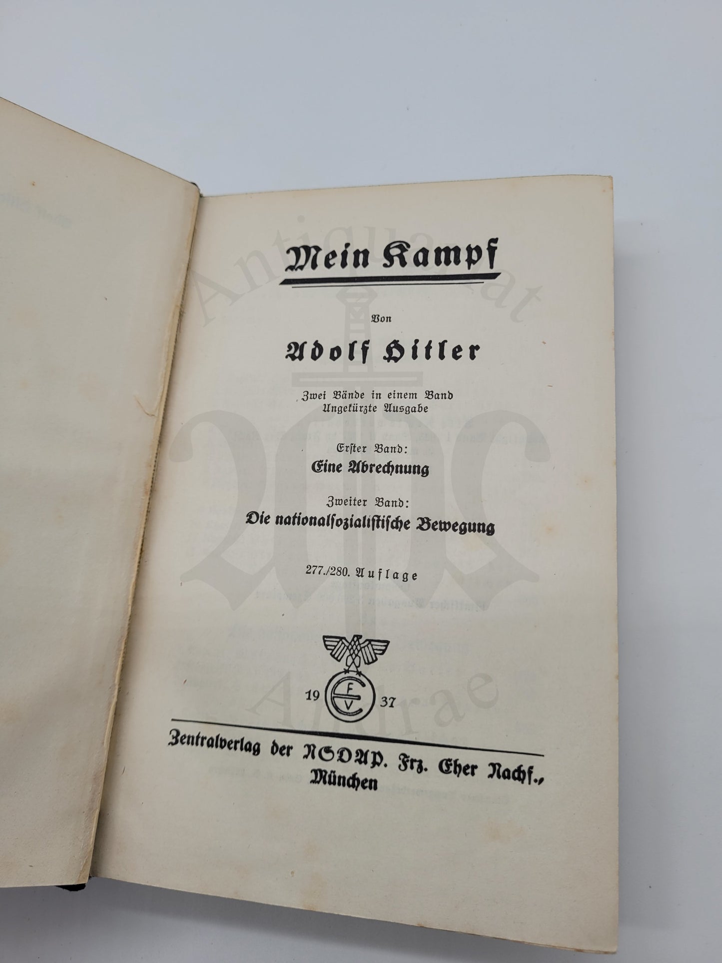 Mein Kampf Volksausgabe 1937