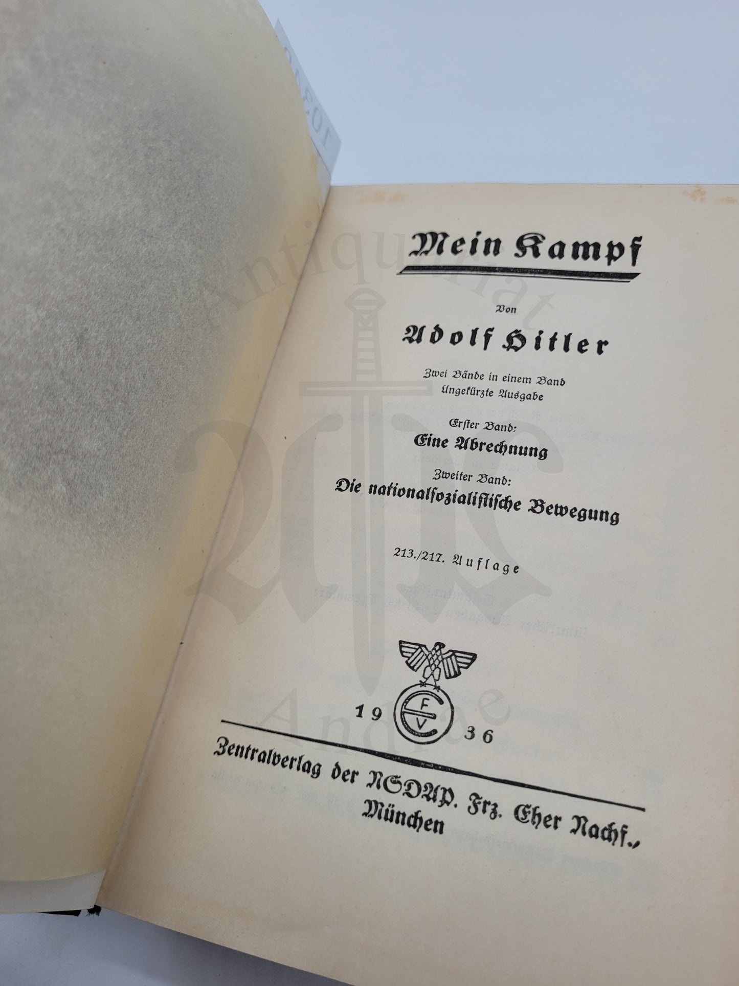 Mein Kampf Volksausgabe 1936