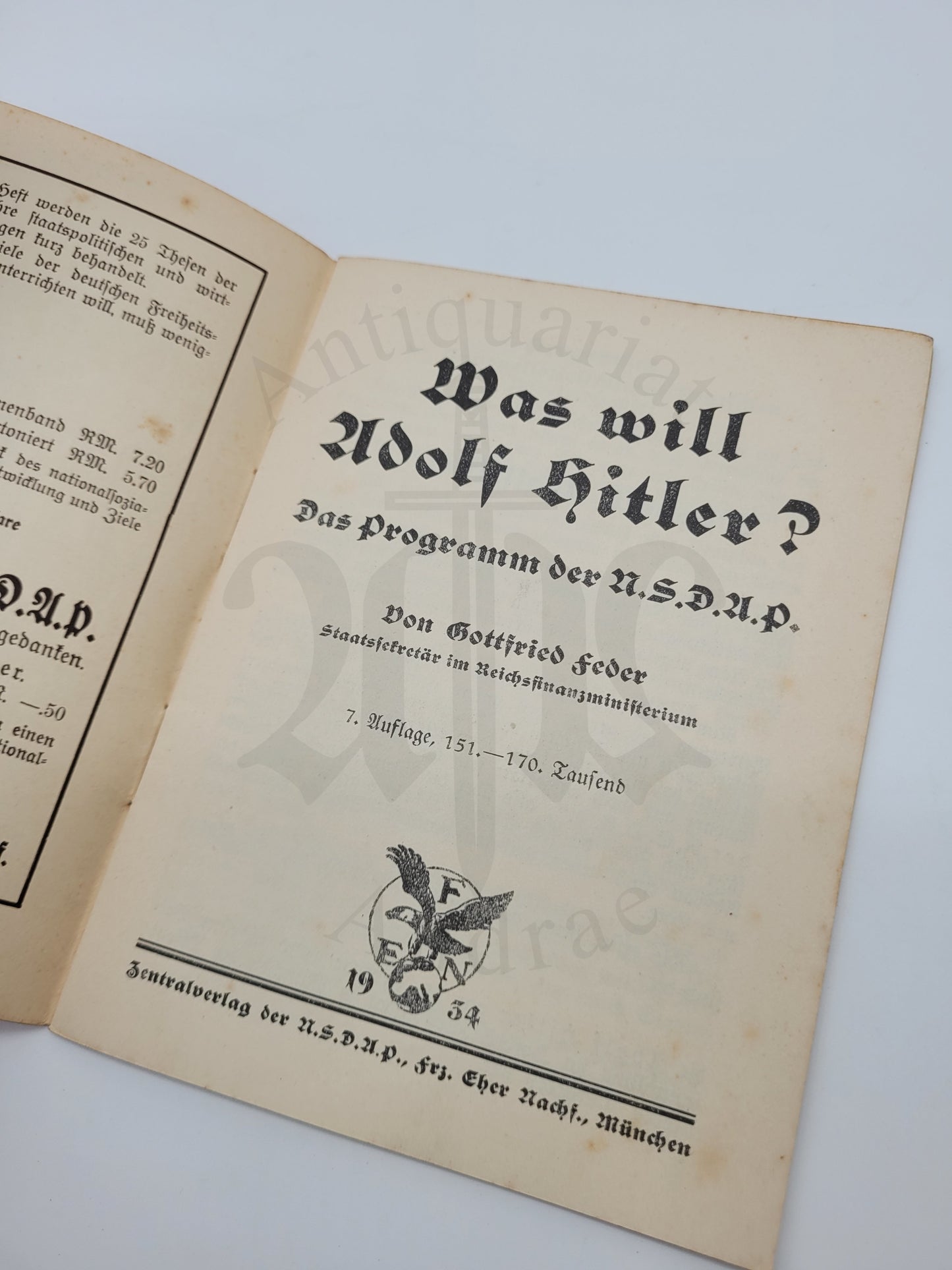 Was will Adolf Hitler?