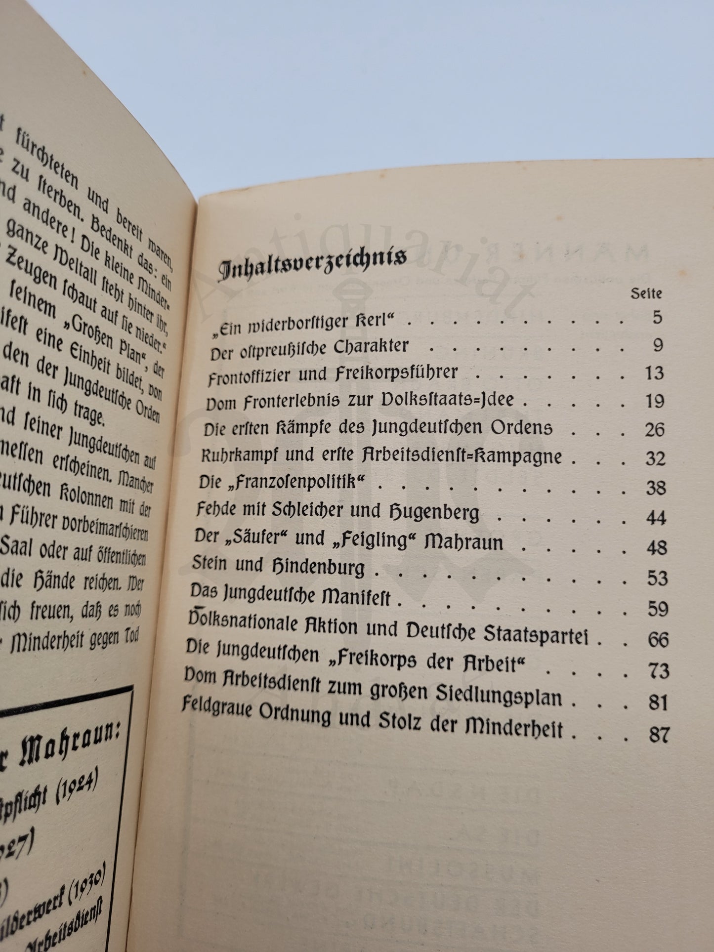 Mahraun - der Pionier des Arbeitsdienstes