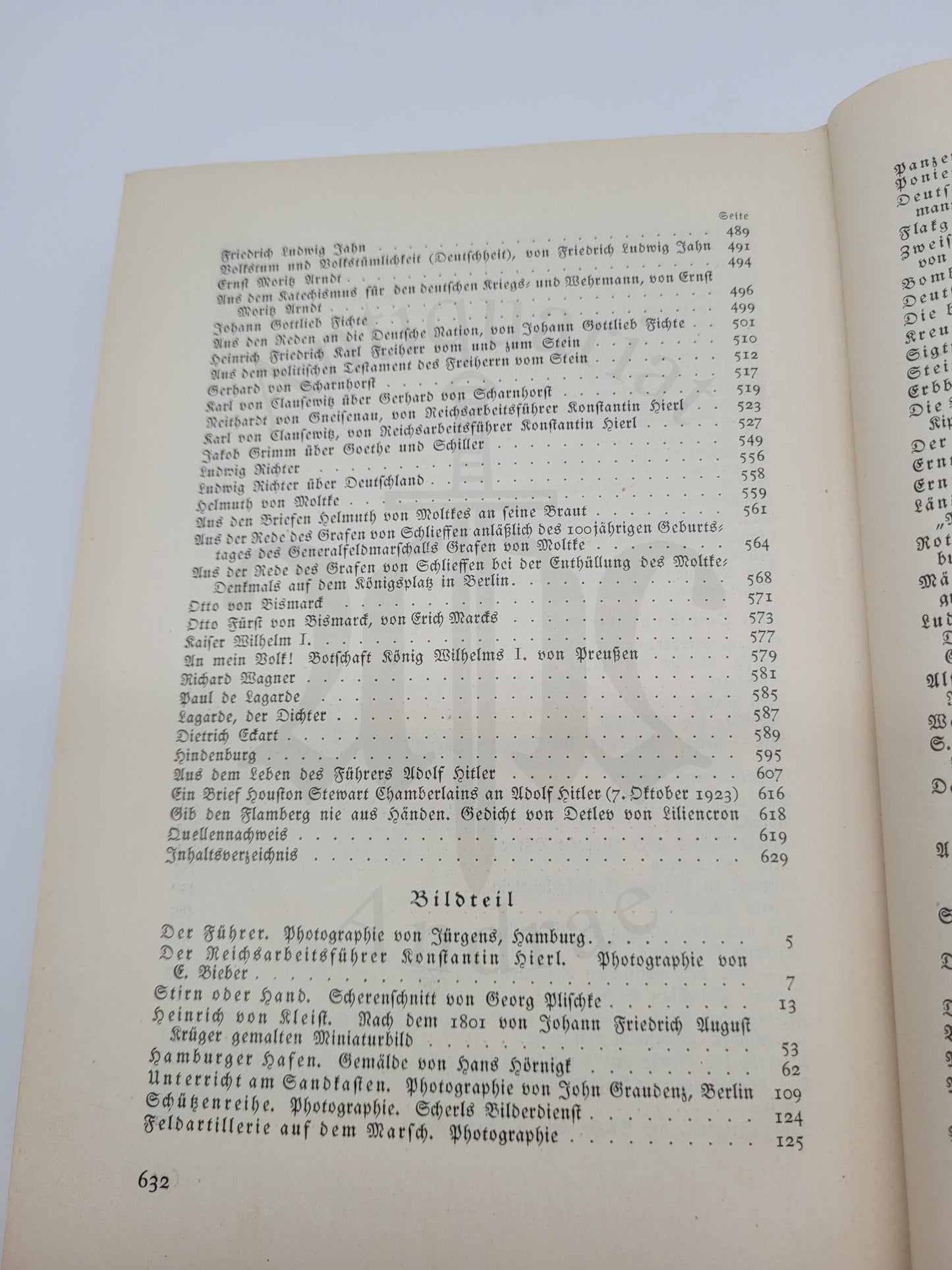 Bausteine zum Dritten Reich (Konstantin Hierl Widmung)