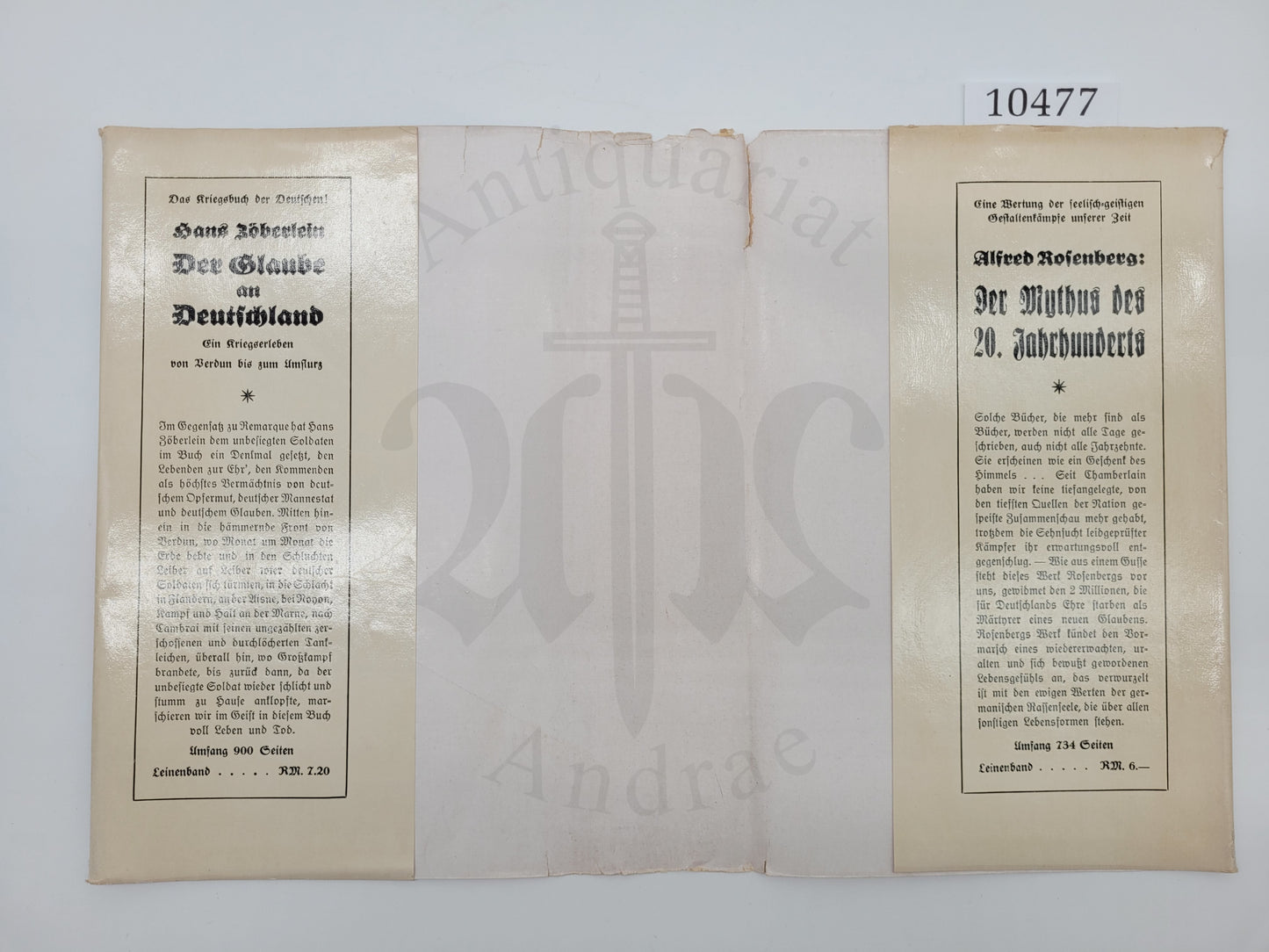 Mein Kampf Volksausgabe 1936 (Orig. Schutzumschlag) (Mint)