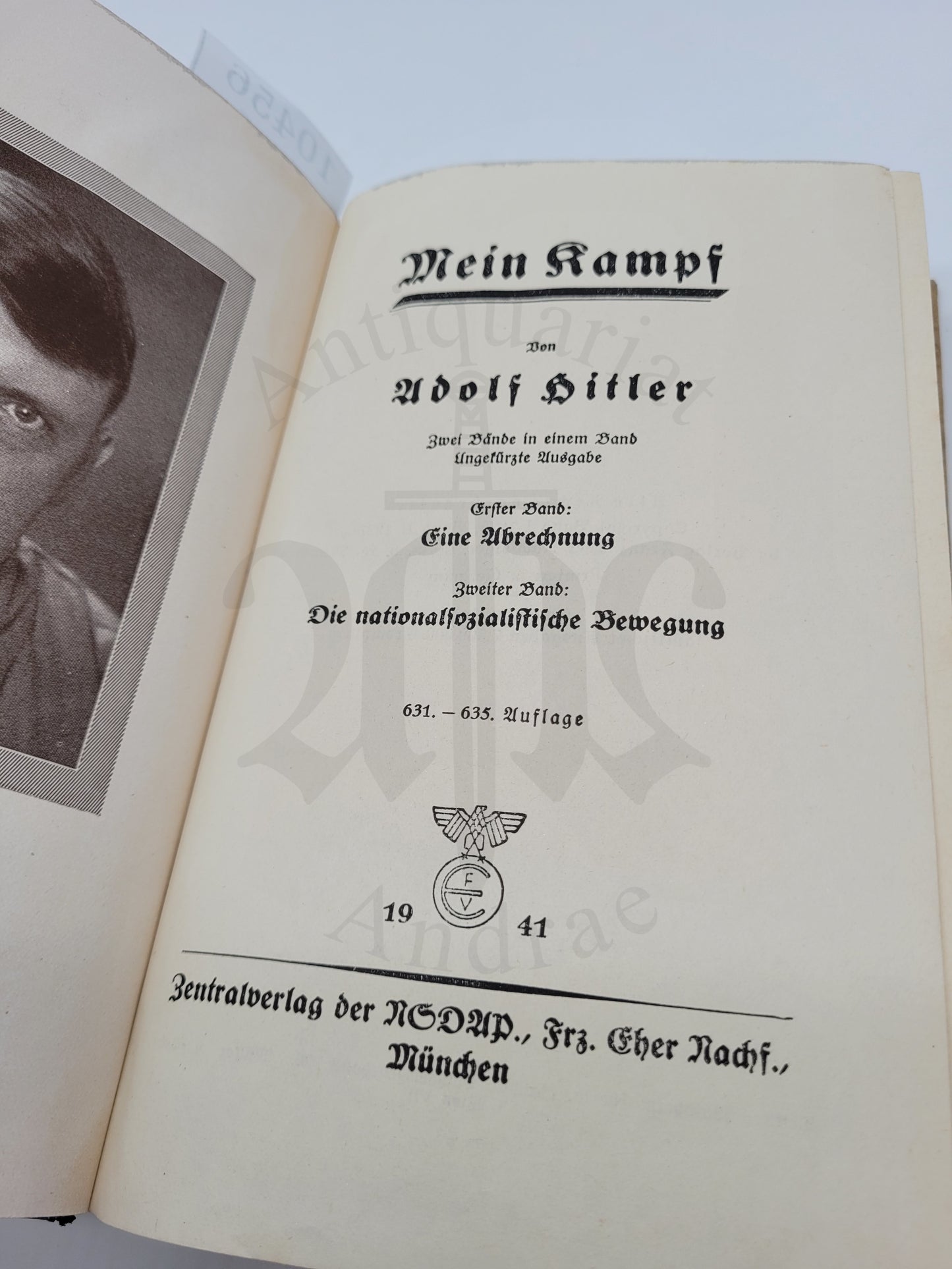 Mein Kampf Hochzeitsausgabe Wien 1941