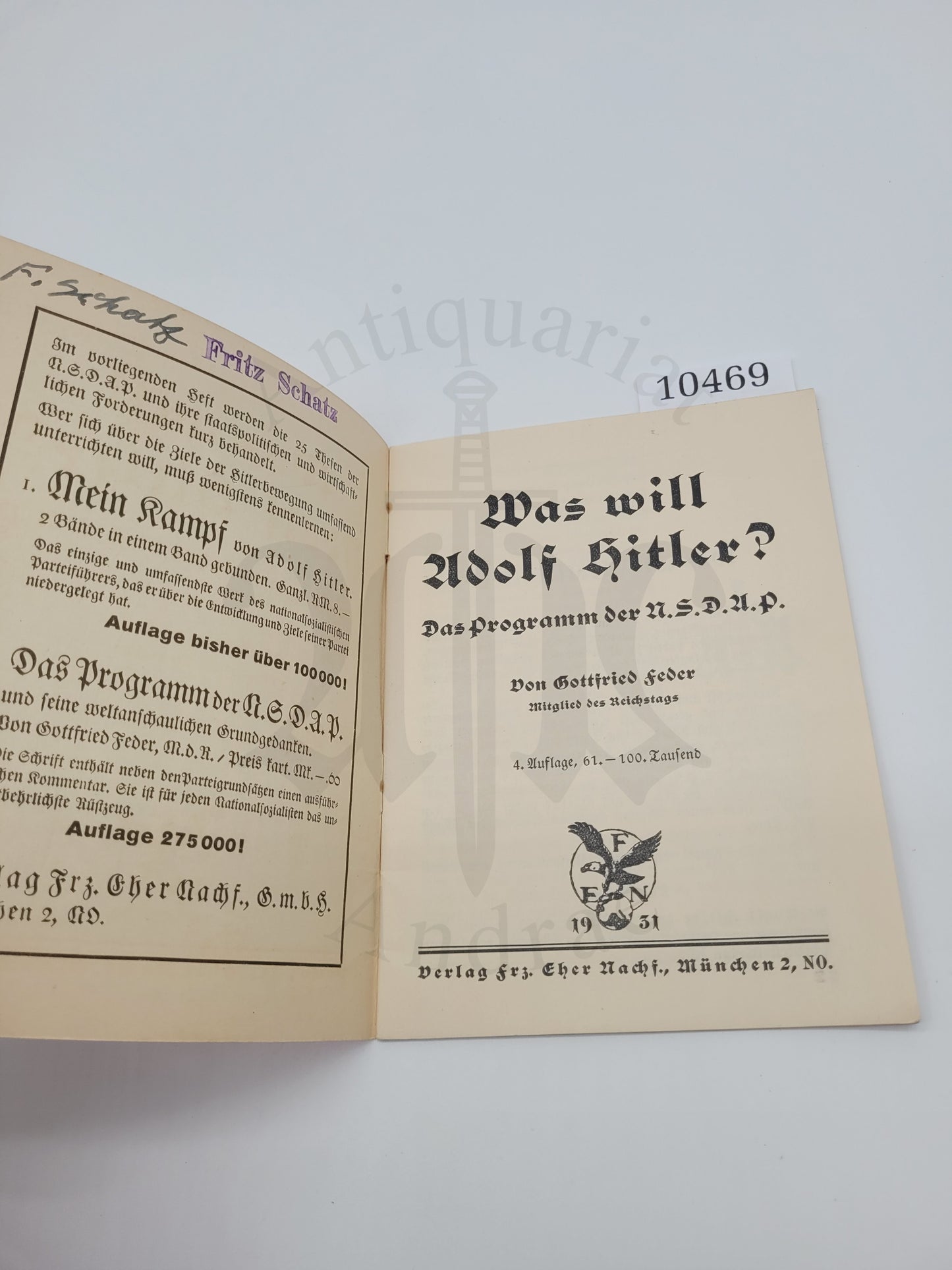 Was will Adolf Hitler?