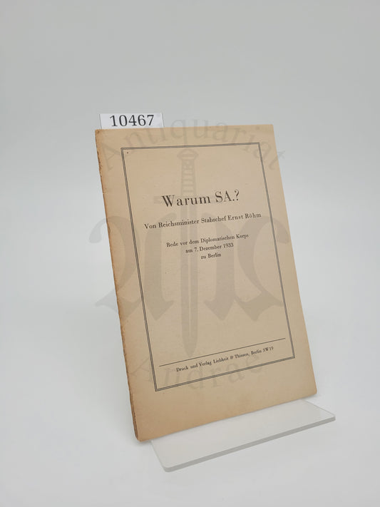 Warum SA. ? (Selten)