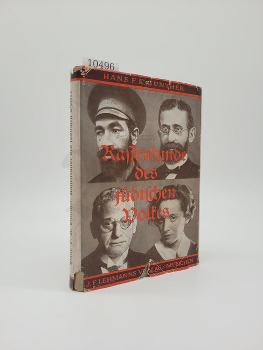 Rassenkunde des jüdischen Volkes (Orig. Schutzumschlag)