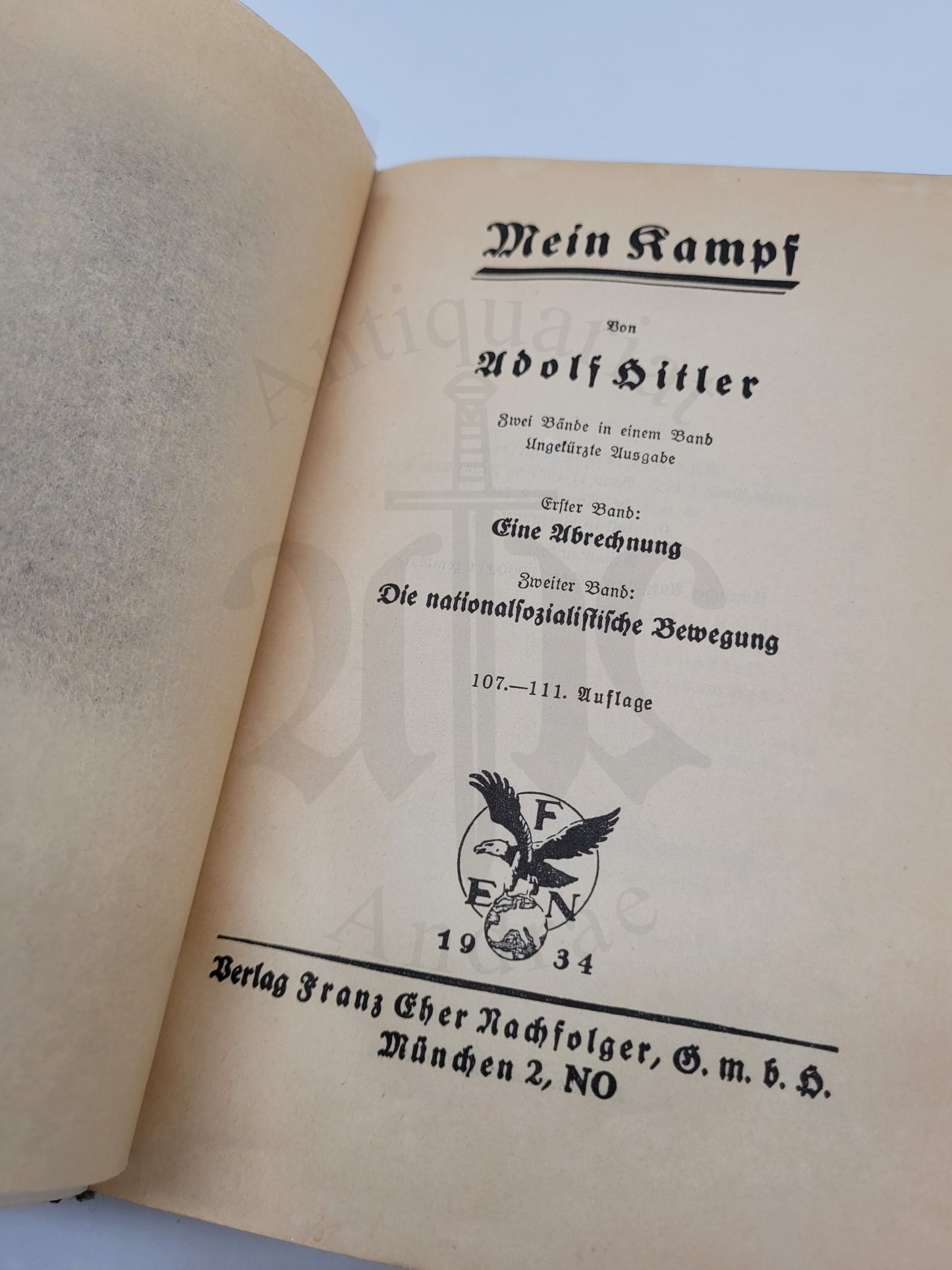 Mein Kampf Volksausgabe 1934